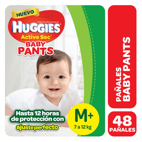 Pañales Huggies Active Sec Pants Hiperpack