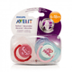 Chupetes Classic Avent I Love Papá (6-18m) Rosa 2 unidades