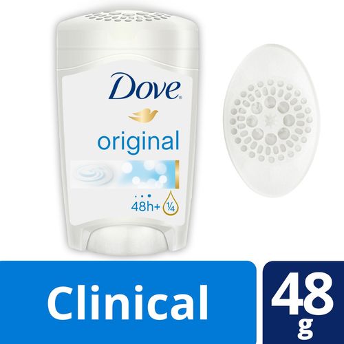 Desodorante Dove Clinical Original Strong en barra 48 gr