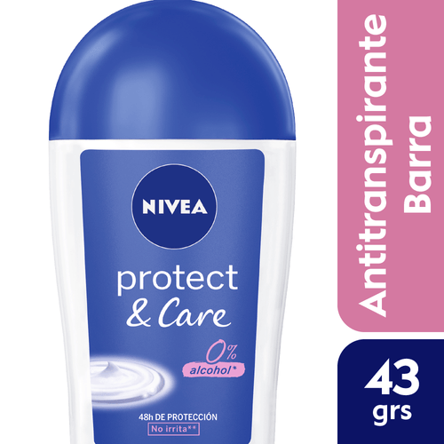Desodorante Femenino Antitranspirante Nivea Protect & Care Stick 43 grs