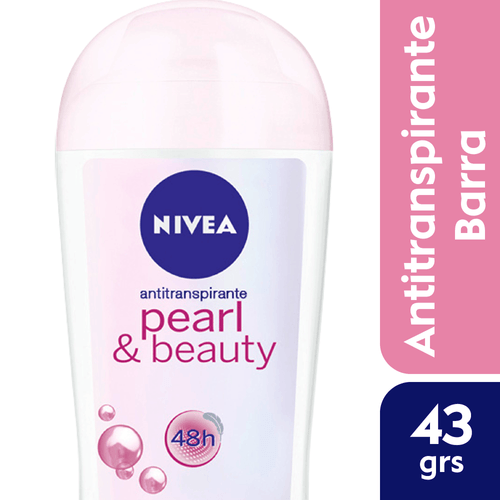 Desodorante Femenino Antitranspirante Nivea Pearl & Beauty Stick 43 grs