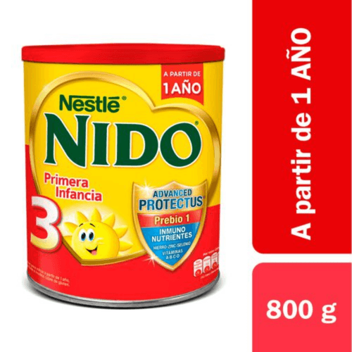 Leche Infantil Nido Etapa 3 Crecimiento 800 g