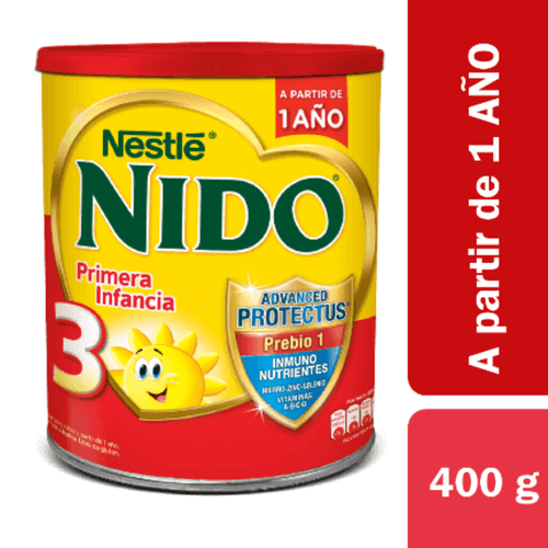 Leche Infantil Nido Etapa 3 Crecimiento 400 g