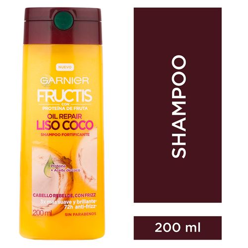 Shampoo Oil Repair Liso Coco Fructis Garnier 200ml