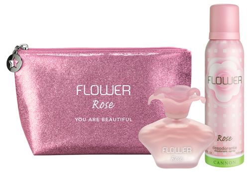Necessair Flower Rose Eau de Toilette 40ml + Desodorante 123ml