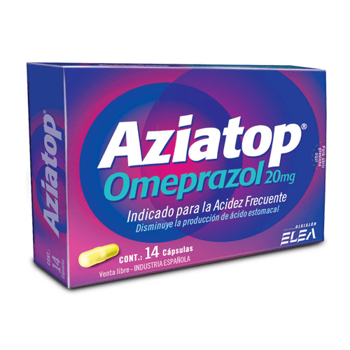 Aziatop 20 mg 14 comprimidos