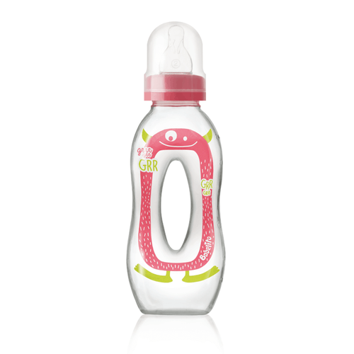 Mamadera Babelito Tomasolito Rosada Tetina Silicona T.2 250ml