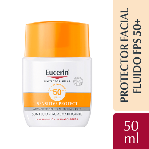 Eucerin Protector Solar Sensitive Protect Facial Matificante FPS 50 50ml