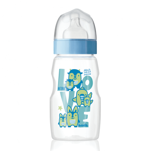 Mamadera Babelito Celeste Boca Ancha T.1 270ml