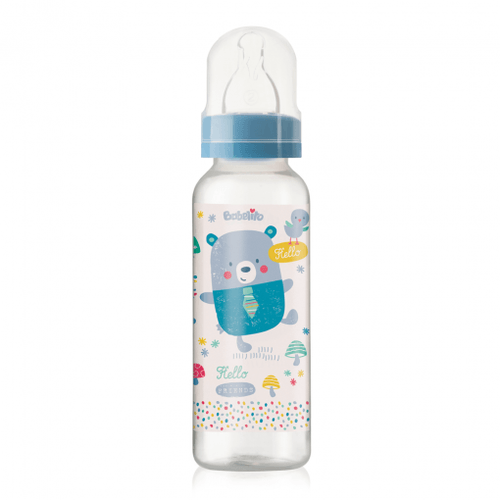 Mamadera Babelito Celeste Tetina Silicona T.2 250ml