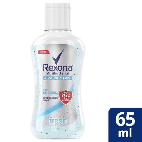Alcohol en Gel Antibacterial Rexona Fresh 65ml