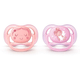Chupetes Ultra Air Avent  "Angel" (0-6m) Rosa 2 unidades