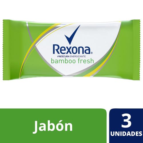 Jabón Rexona Bamboo Fresh 3X125 gr