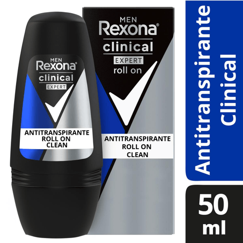 Desodorante Rexona Roll On Clinical Men 50ml