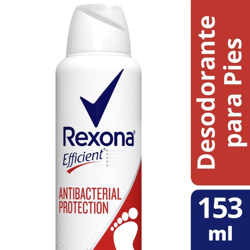 Desodorante Pédico Efficient Antibacterial Rexona 153ml