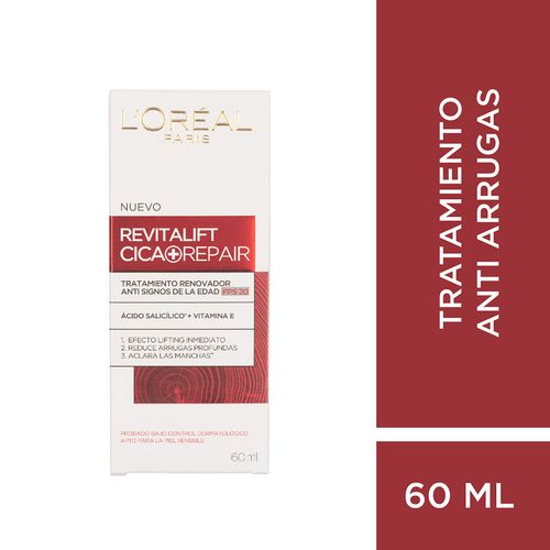 Crema Antiarrugas Revitalift Cica + repair x 60ml