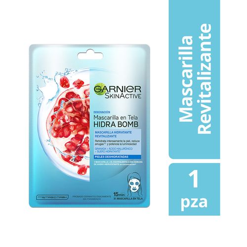 Mascarilla en tela Garnier Skin Active Granada x 1 u