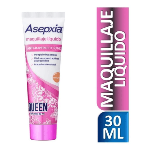 Asepxia Maquillaje Liquido Sexy Skin Natural 30ml