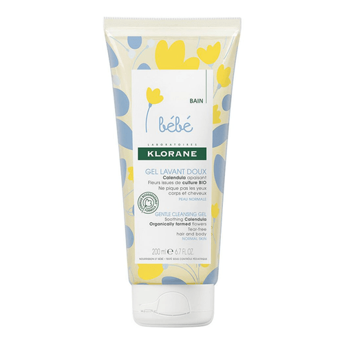 Klorane Bebé Gel Suave Cuerpo y Cabello 200ml
