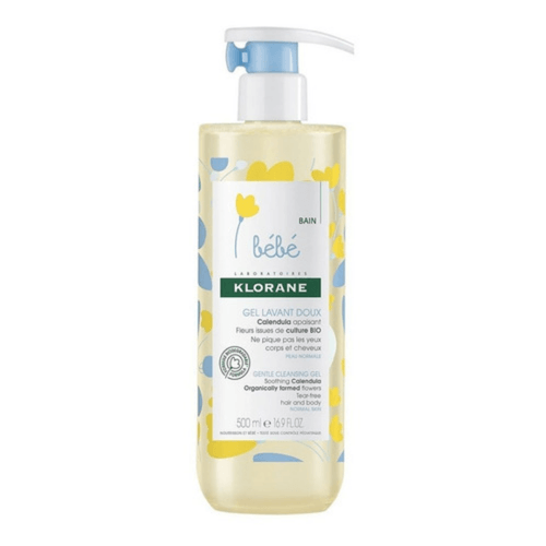 Klorane Bebé Gel suave Cuerpo y Cabello 500ml