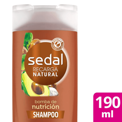Shampoo Sedal Bomba de Nutrición 190ml