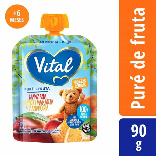 Puré de Frutas Vital Primeras Comidas Multifruta 90g
