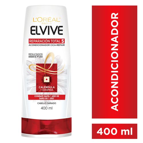 Acondicionador Reparación Total 5 Elvive L´Oréal Paris 400ml