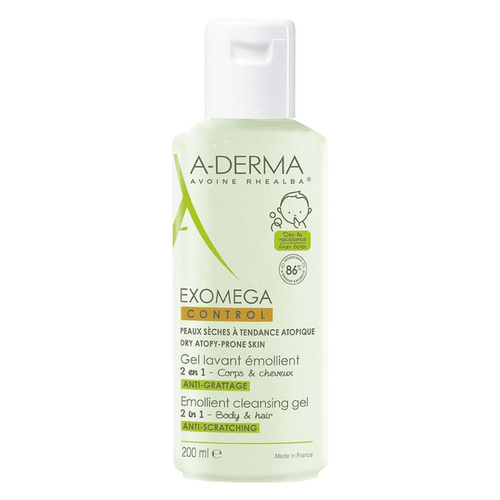 Aderma Exomega Gel De Higiene Emoliente 2 En 1 500ml