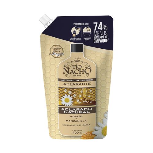 Tio Nacho Recargable Acondicionador Aclarante 400ml
