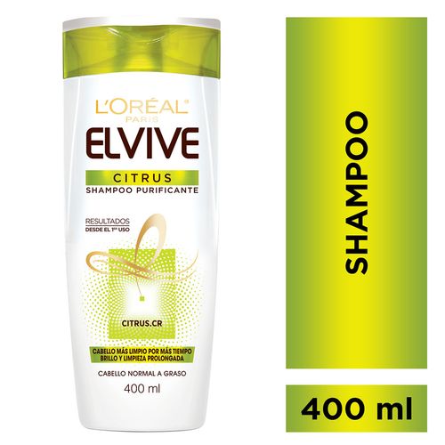 Shampoo Citrus Elvive L´Oréal Paris 400ml