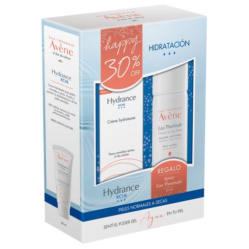 Avene Pack Hydrance Riche 30% OFF + Agua Termal de Regalo