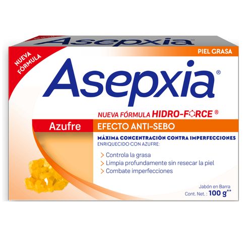 Asepxia Jabón Azufre 100 gr