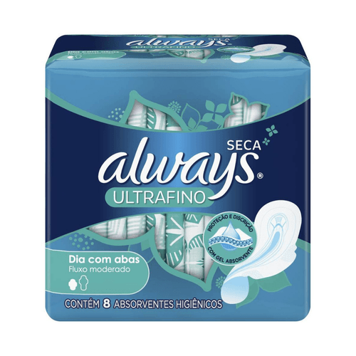 Toallitas Higiénicas Always Maxi Protección Dia Con Alas 8 unidades