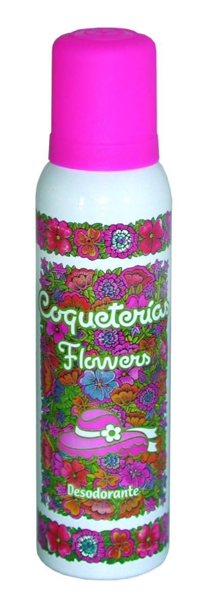 Desodorante en Aerosol Coqueterias Flowers 123ml