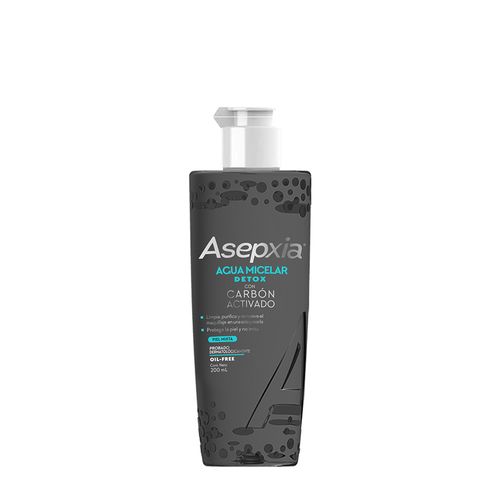 Asepxia Agua Micelar Carbón 200ml