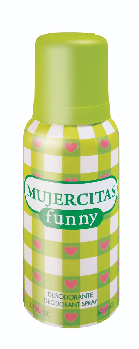 Mini Desodorante en Aerosol Mujercitas Funny 102ml