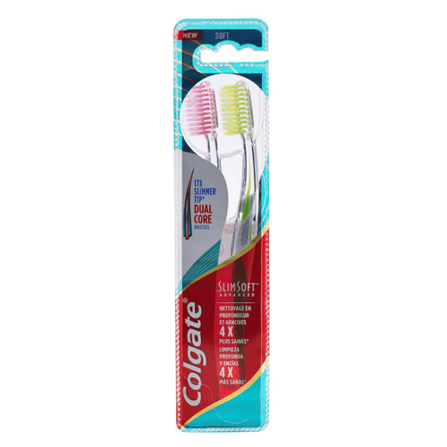 Cepillo Dental Colgate Slim Soft Advance 2x1