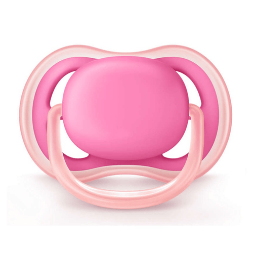 Chupete Ultra Air Avent (6-18m) Rosa 1 unidad
