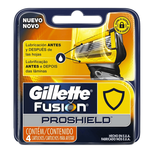 Hoja de Afeitar Gillette Fusión Proshield 4 unidades