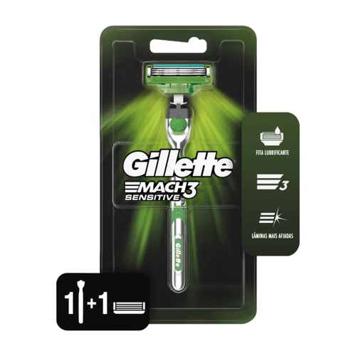 Máquina de Afeitar Gillette Mach3 Sensitive Razor