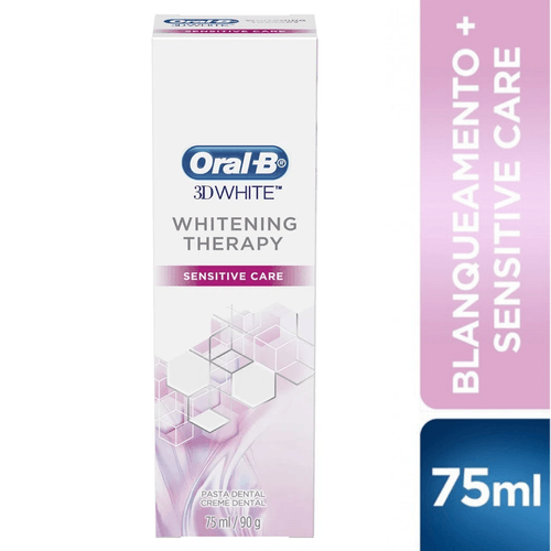 Crema Dental Oral B 3D White Sensitive Care 75ml