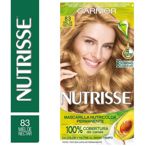 Kit Completo de Coloración Permanente Nutrisse Clásico Tono 93 Rubios Miel 45 gr