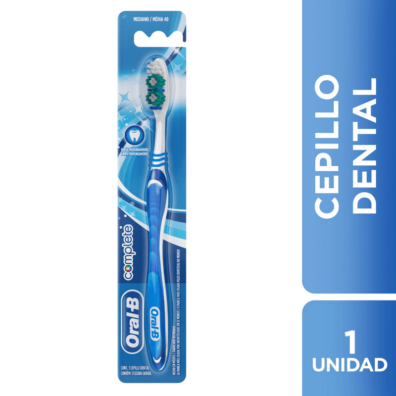 Oral B Cepillo Dental Complete Medio x 2 Unidades