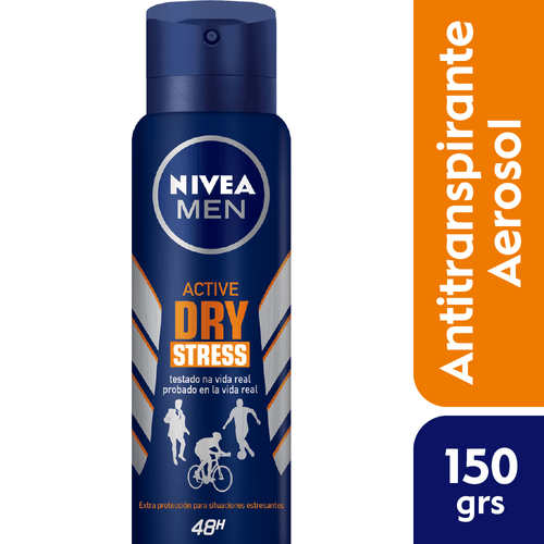 Desodorante en Spray Nivea Men Dry Stress Protect 150ml