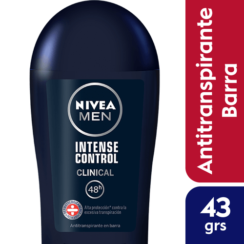 Desodorante Nivea Men Stick Intense Control 42 gr