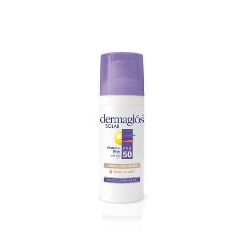 Protector Solar Facial FPS 50 con color Tono Claro 50ml