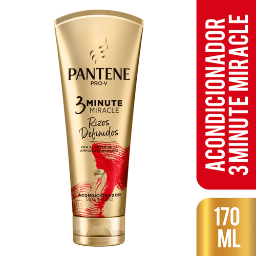 Acondicionador Pantene 3 Minutos Miracle Rizos Definidos 170ml