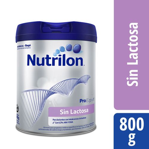 Leche Infantil en Lata Nutrilon Sin Lactosa 800 g