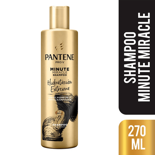 Shampoo Pantene Minute Miracle Hidratación Extrema 270ml