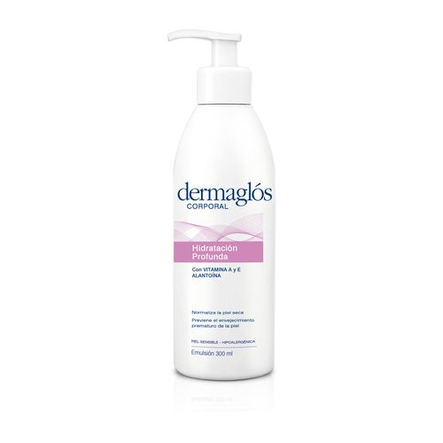 Emulsión corporal hidratación profunda Dermaglós 300ml